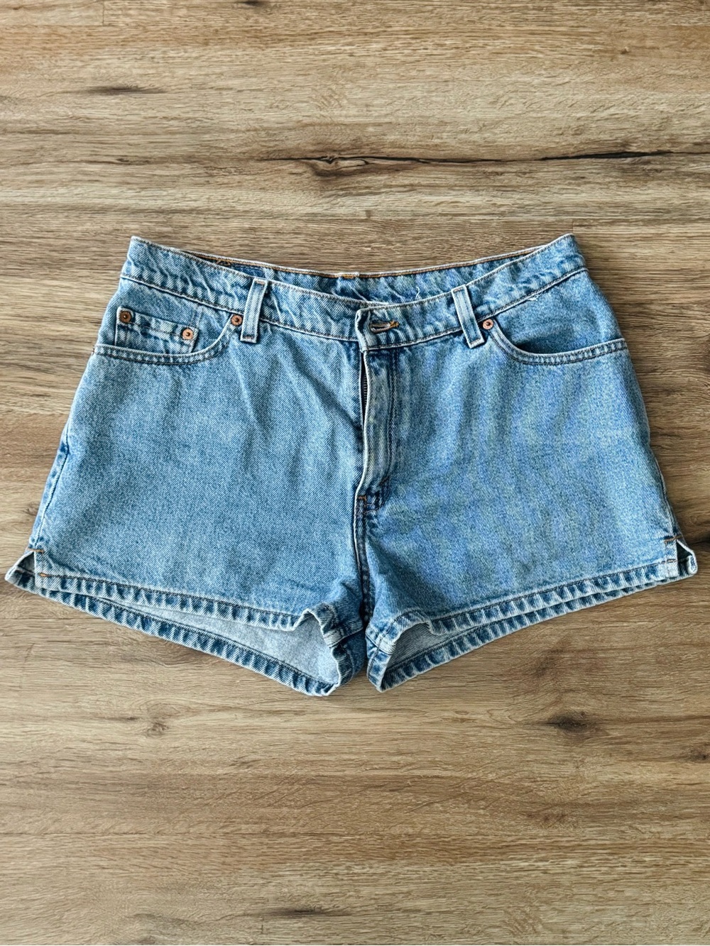 Levi's Light Blue Denim Shorts